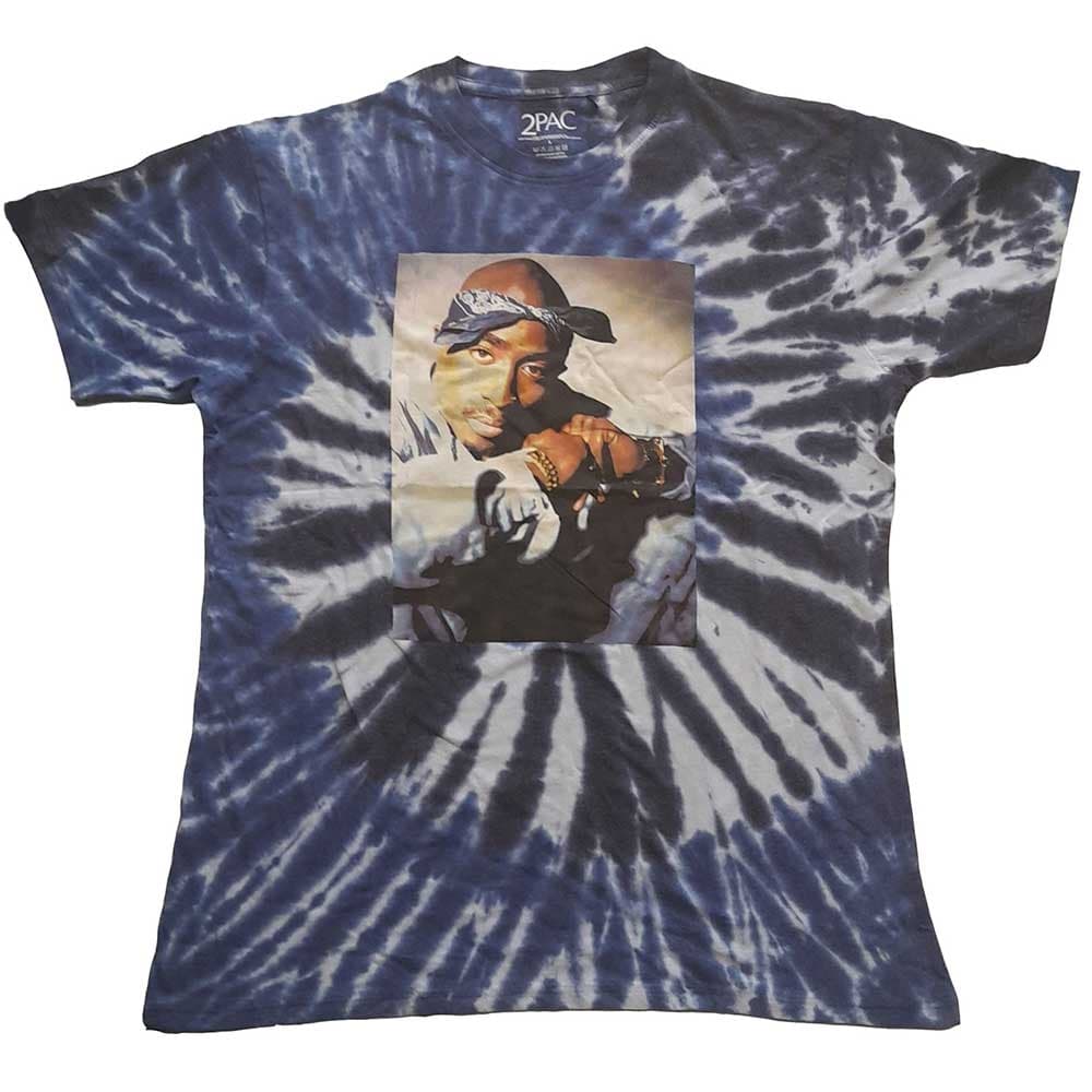 Tupac Unisex T-Shirt: Photo Swirl (Wash Collection) (X-Large)
