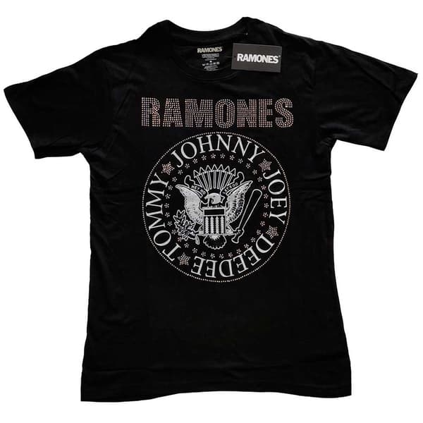 Ramones Unisex T-Shirt: Presidential Seal (Diamante) (Small)