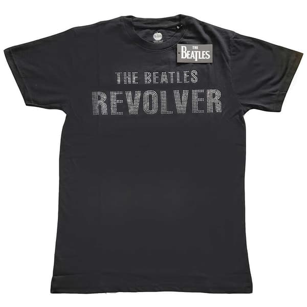 The Beatles Unisex T-Shirt: Revolver (Diamante) (Large)