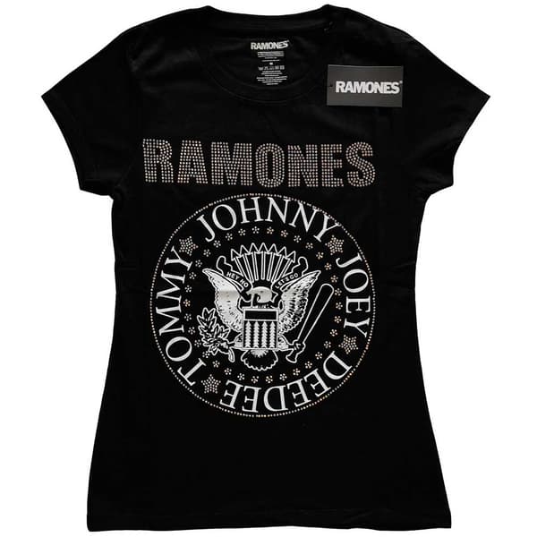 Ramones Ladies T-Shirt: Presidential Seal (Diamante) (XX-Large)