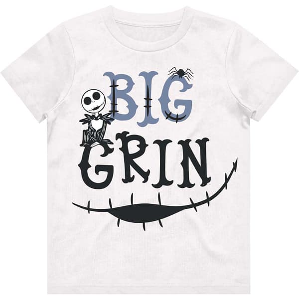 Disney Kids T-Shirt: The Nightmare Before Christmas Big Grin  (5-6 Years)