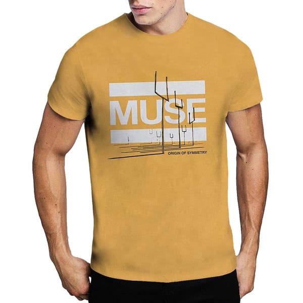 Muse Unisex T-Shirt: Origin of Symmetry (Wash Collection) (Small)