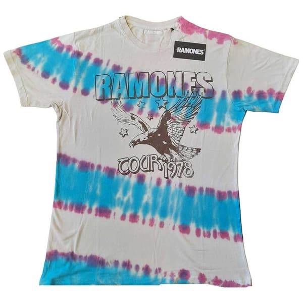 Ramones Unisex T-Shirt: Eagle (Wash Collection) (Medium)