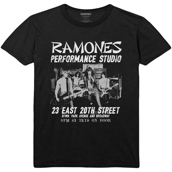 Ramones Unisex T-Shirt: East Village (X-Large)