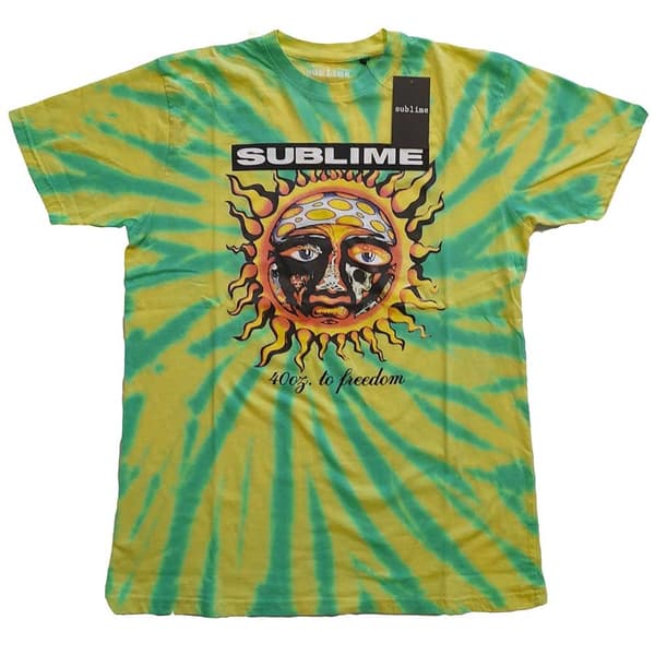 Sublime Unisex T-Shirt: 40oz To Freedom (Wash Collection) (X-Large)