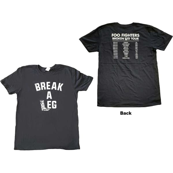 Foo Fighters Unisex T-Shirt: Back Print (Back Print & Ex-Tour) (Medium)