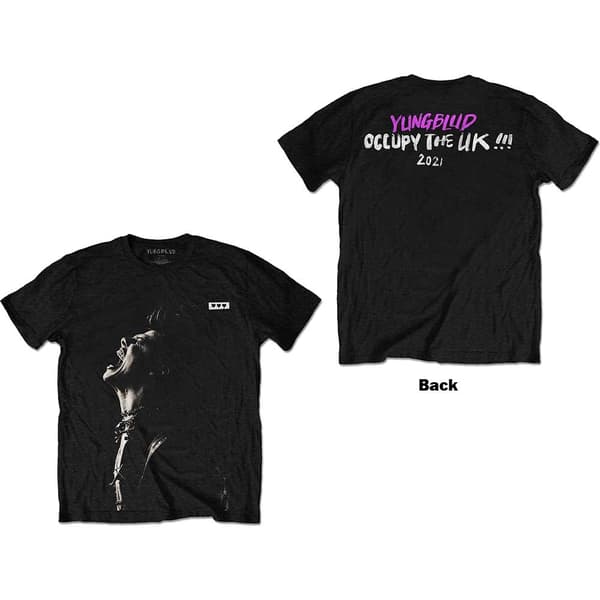 Yungblud Unisex T-Shirt: Occupy the UK (Back Print) (Large)