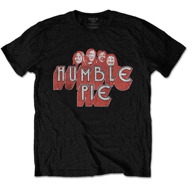 Humble Pie Unisex T-Shirt: Live '73 Poster (X-Large)
