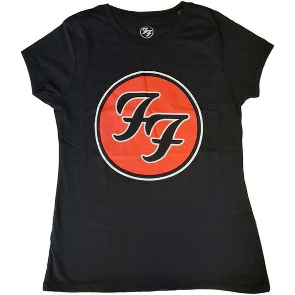Foo Fighters Ladies T-Shirt: FF Logo (X-Small)
