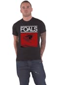 Miniatyrbild 1 av 4: Foals T Shirt Red Roses Band Logo Official Mens Black