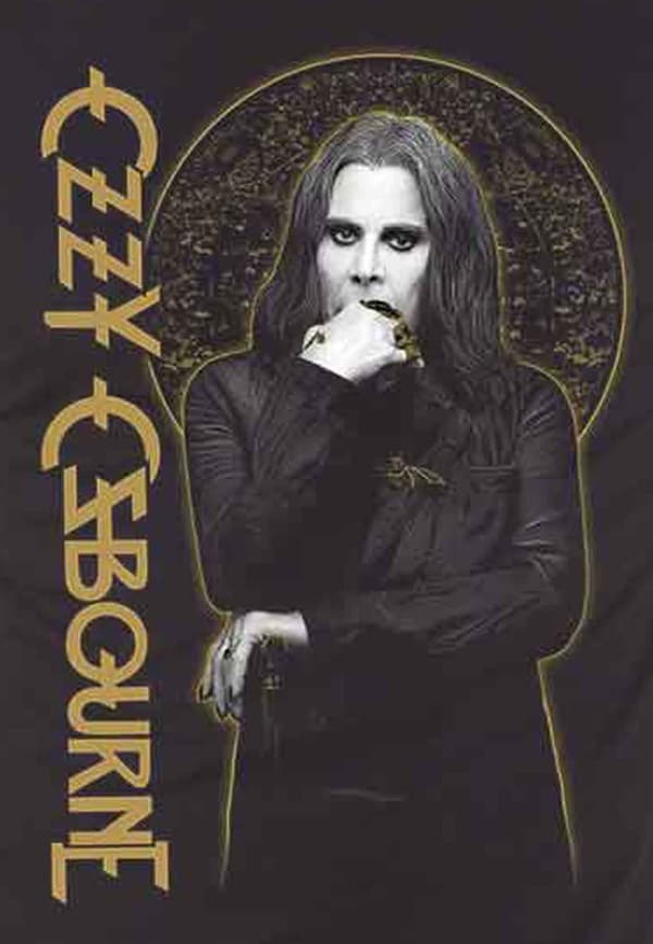 Ozzy Osbourne T Shirt Patient No. 9 Gold Graphic Logo Official Mens Black