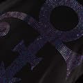 Miniatyrbild 3 av 4: Prince T Shirt Purple Symbol Diamante Logo Official Womens Skinny Fit Black
