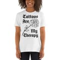 Miniatyrbild 3 av 3: Tattoos Are My Therapy T-shirt Vit