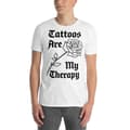 Miniatyrbild 2 av 3: Tattoos Are My Therapy T-shirt Vit