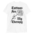 Miniatyrbild 1 av 3: Tattoos Are My Therapy T-shirt Vit