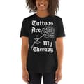 Miniatyrbild 3 av 3: Tattoos Are My Therapy T-shirt Svart