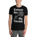 Miniatyrbild 2 av 3: Tattoos Are My Therapy T-shirt Svart