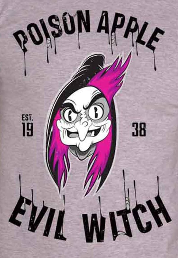 Snow White Evil Witch Poison Apple T Shirt
