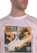 Miniatyrbild 3 av 4: Muse T Shirt Will of the People Band Logo Official Mens White