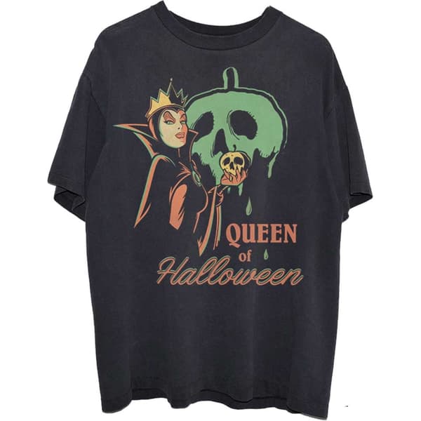 Disney Unisex T-Shirt: Snow White Queen of Halloween  (X-Large)
