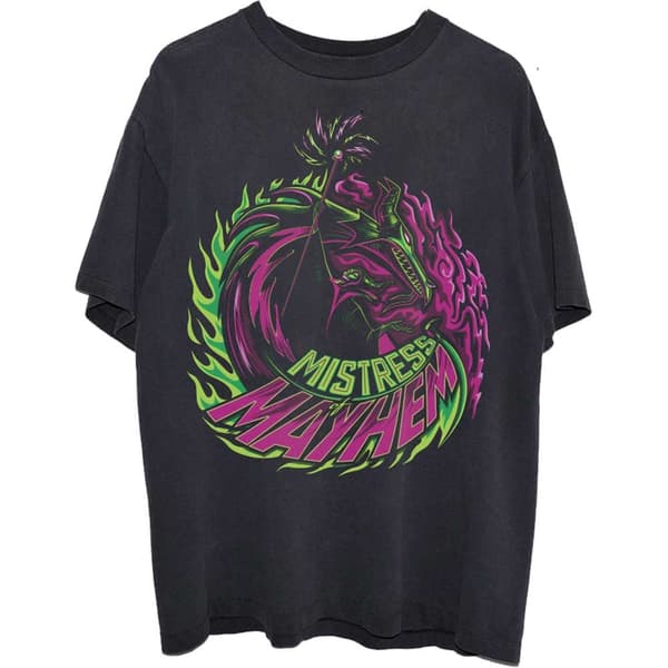 Disney Unisex T-Shirt: Sleeping Beauty Maleficent Mistress of Mayhem  (Medium)
