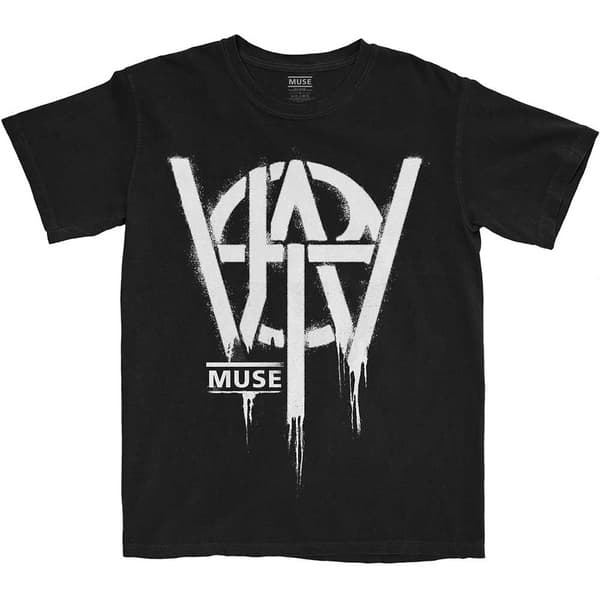 Muse Unisex T-Shirt: Will of the People Stencil (Large)
