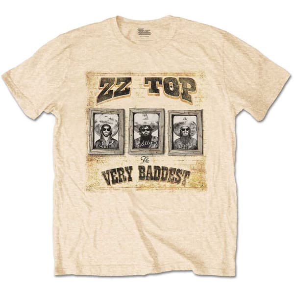ZZ Top Unisex T-Shirt: Very Baddest (Large)