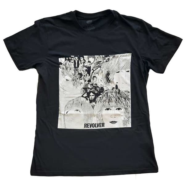 The Beatles Unisex T-Shirt: Revolver Album Cover (Large)