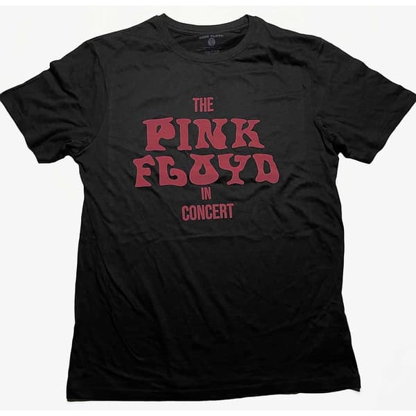Pink Floyd Unisex T-Shirt: In Concert (Puff Print) (Medium)
