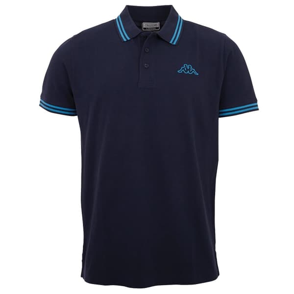 Kappa Polo Shirt 709361-19-4024, Mand, T-shirt, Marine blå