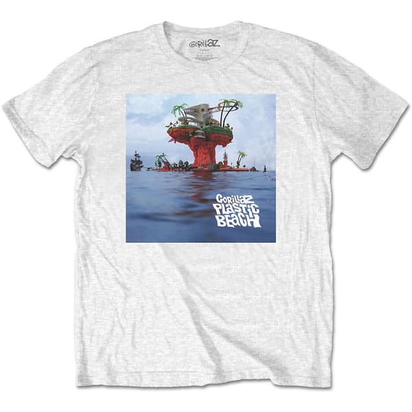Gorillaz Unisex T-Shirt: Plastic Beach (XX-Large)