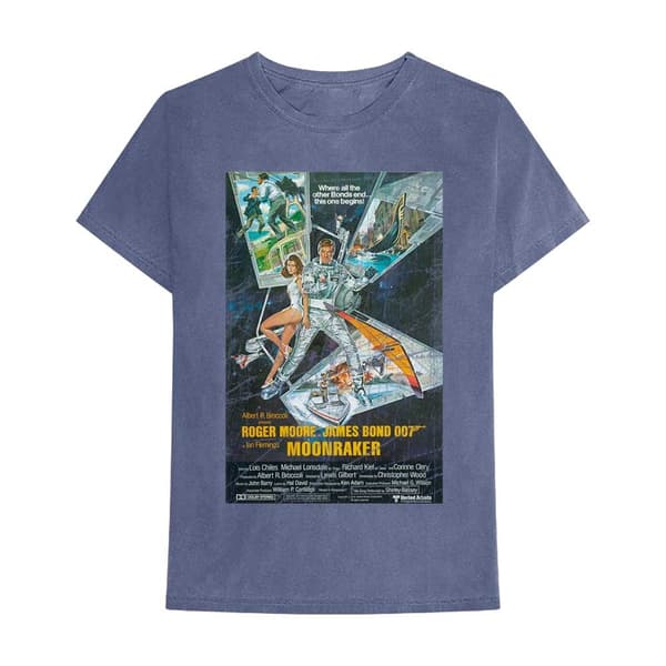 James Bond 007 Unisex T-Shirt: Moonraker (Medium)