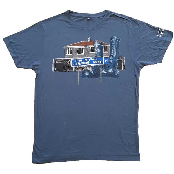 U2 Unisex T-Shirt: Cedar Wood Road (Small)