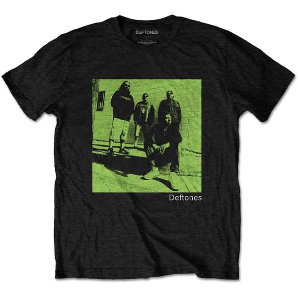 Deftones Unisex T-Shirt: Green Photo (Large)