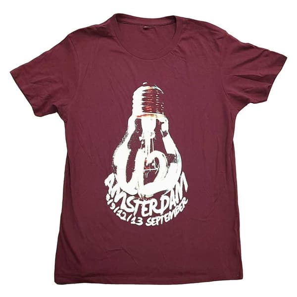 U2 Unisex T-Shirt: Amsterdam Event 2015 (Medium)