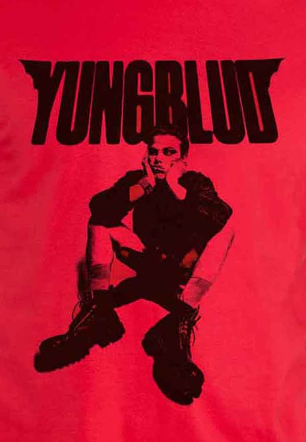 Yungblud T Shirt R-U-OK? Logo Official Mens Red
