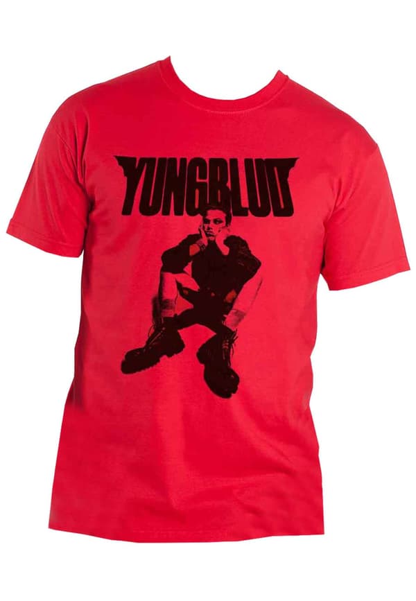 Yungblud T Shirt R-U-OK? Logo Official Mens Red
