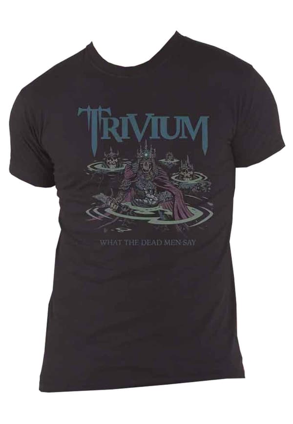 Trivium T Shirt Dead Men Say Band Logo Official Unisex Black