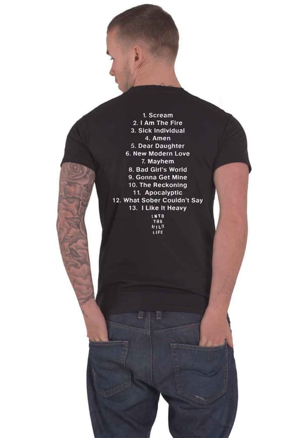 Halestorm T Shirt The Wild Cover Band Logo Official Unisex Black
