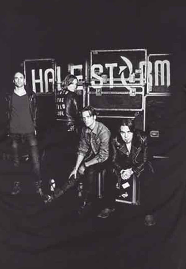 Halestorm T Shirt The Wild Cover Band Logo Official Unisex Black