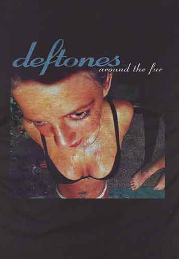 Deftones T Shirt Around the Fur Band Logo Official Unisex Black
