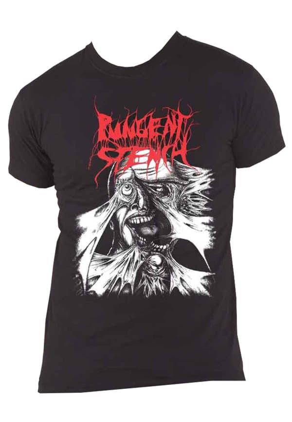 Pungent Stench T Shirt First Recordings Band Logo Official Mens Black