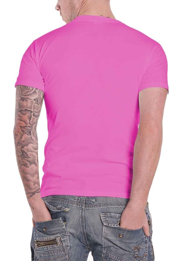 The Sex Pistols T Shirt No Future Band Logo Official Mens Pink