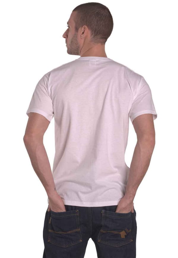 Pink Floyd T Shirt In Concert Puff Print Logo Official Unisex White