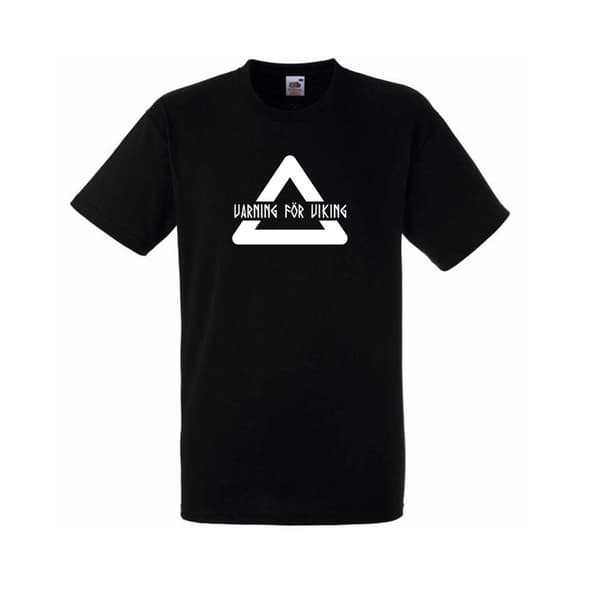 T-shirt: Varning För Viking - Viking Art Kollektion (X-Large)