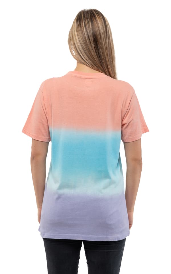 The Beatles T Shirt Get Back Gradient Logo Official Unisex Dye Wash Yellow