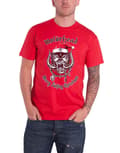 Miniatyrbild 1 av 2: Motorhead T Shirt Christmas Band Logo Official Mens Red