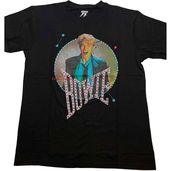 David Bowie Unisex T-Shirt: Vintage '83 (Diamante) (Large)