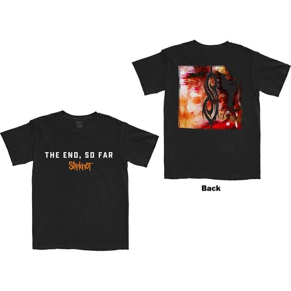 Slipknot Unisex T-Shirt: The End, So Far Album Cover (Back Print) (Medium)
