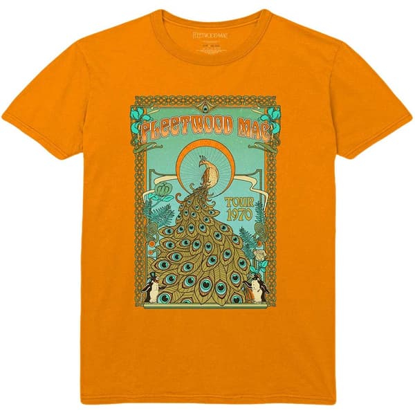 Fleetwood Mac Unisex T-Shirt: Peacock (Medium)